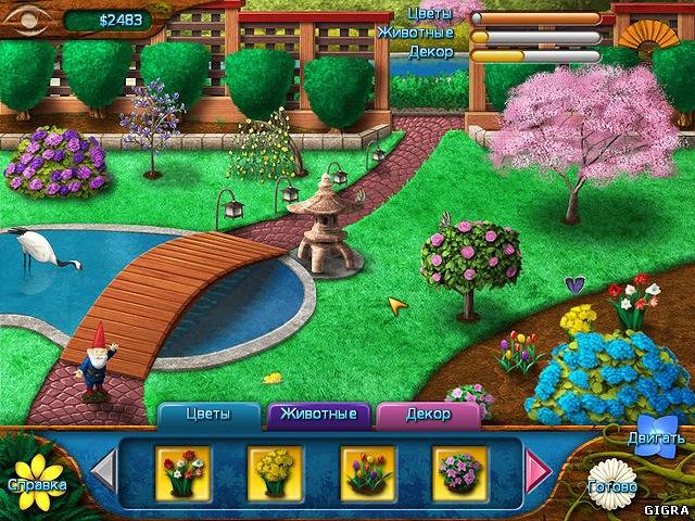 Скриншот игры Flower Paradise.
